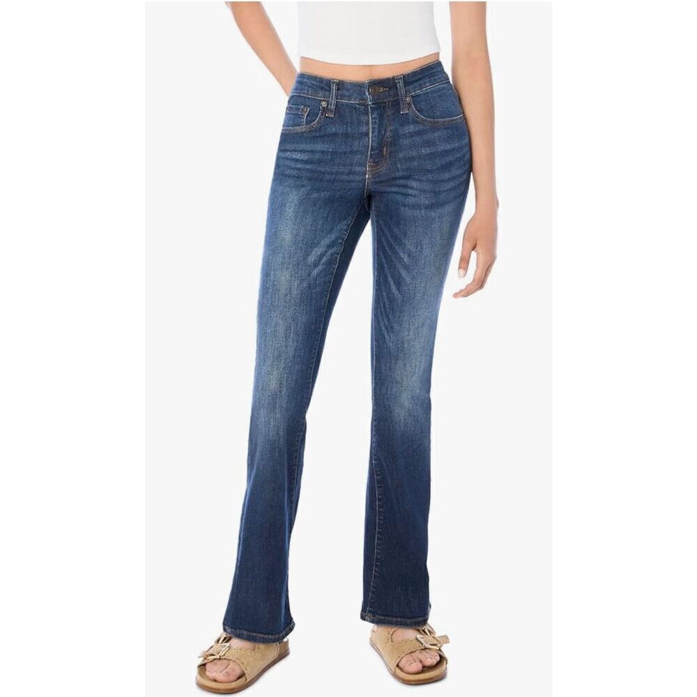 AEROPOSTALE Womens Aero Mid Rise Bootcut Jean-12R